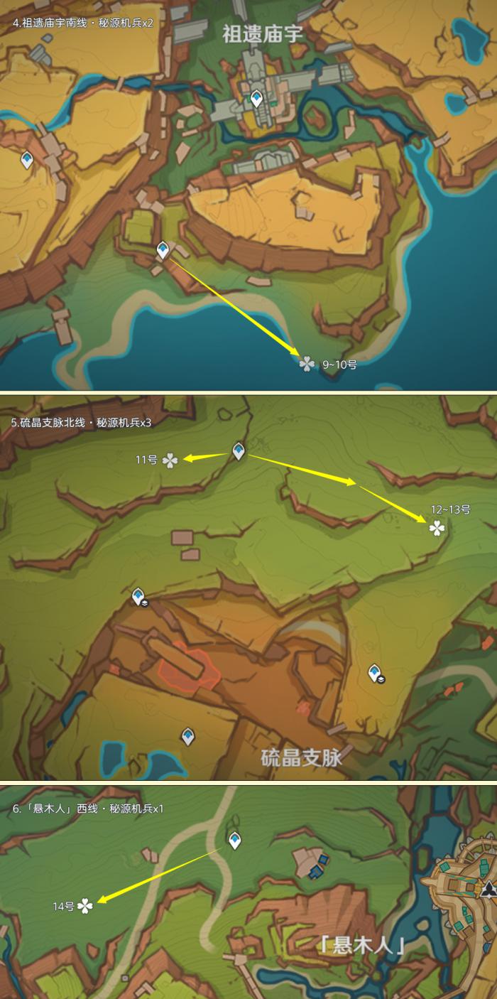 原神秘源机兵刷取路线4