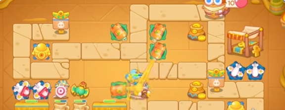 保卫萝卜4法老归来第48关怎么通关6