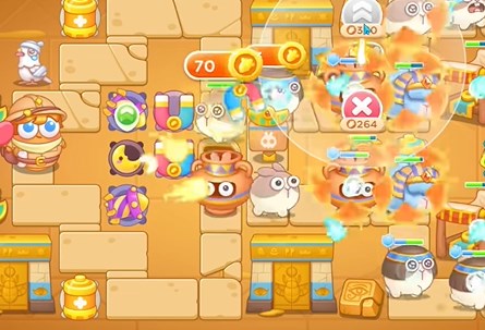 保卫萝卜4法老归来第36关怎么过5