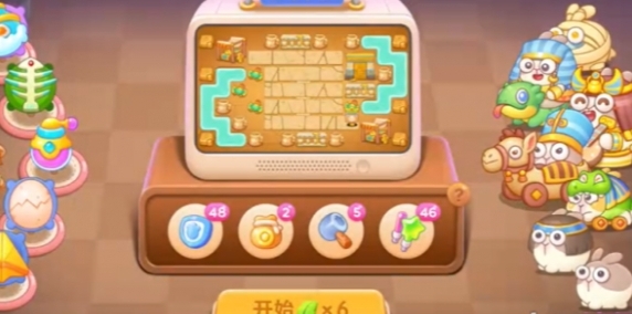 保卫萝卜4法老归来第21关怎么过1