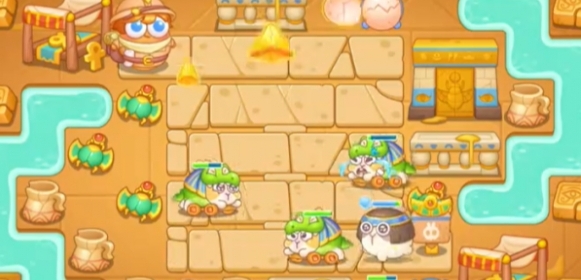 保卫萝卜4法老归来第21关怎么过2