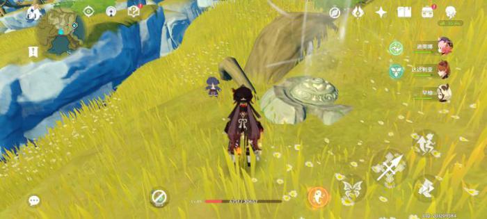 原神触摸石壁怎么过3