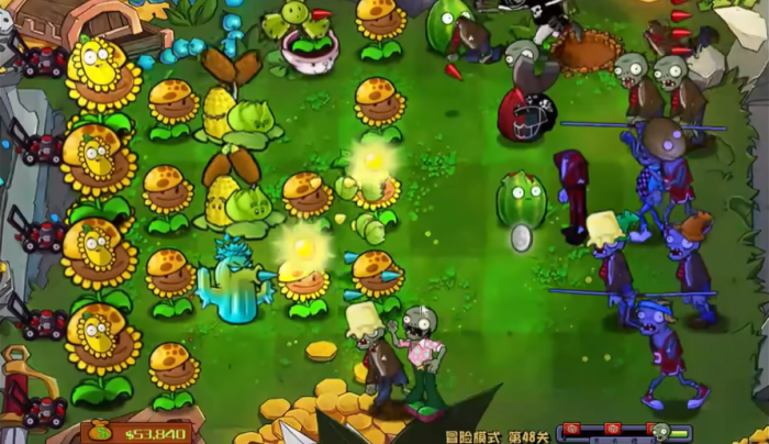 植物大战僵尸48关怎么过2