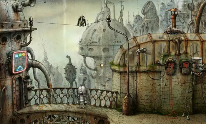 机械迷城怎么把鸟弄下来1