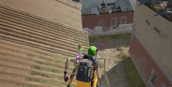 绝地求生怎么爬水管上屋顶3