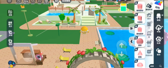 蛋仔派对里的庄园怎么装修1