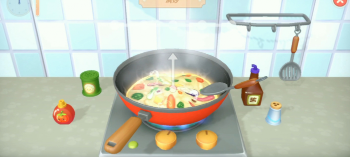 摩尔庄园烹饪点火怎么点2