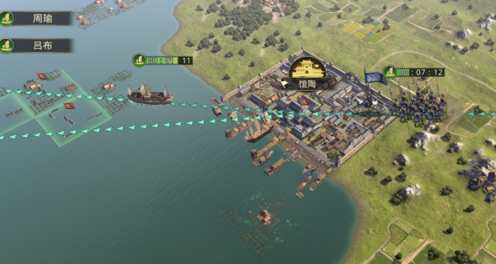 率土之滨窄的河道怎么过2