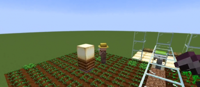 我的世界怎么才能让村民种地2