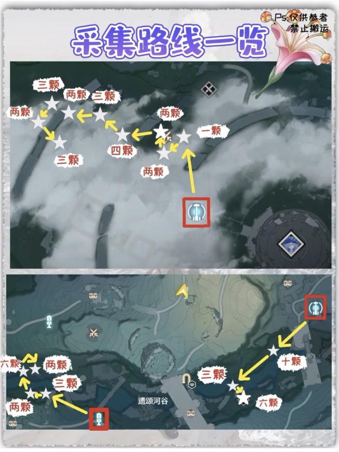 鸣潮礼花蒴采集路线3