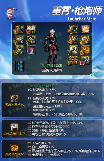 dnf男大枪神界版本毕业装备推荐4