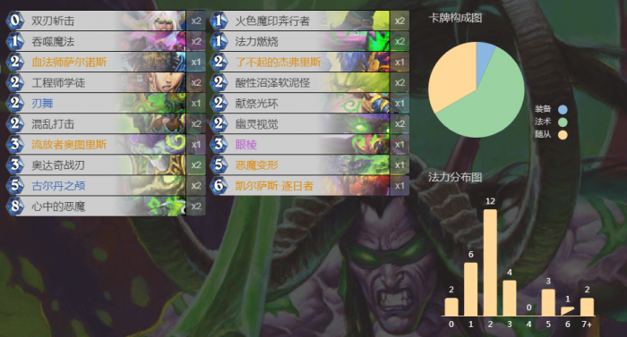 《炉石传说》外域的灰烬宇宙瞎卡组介绍1