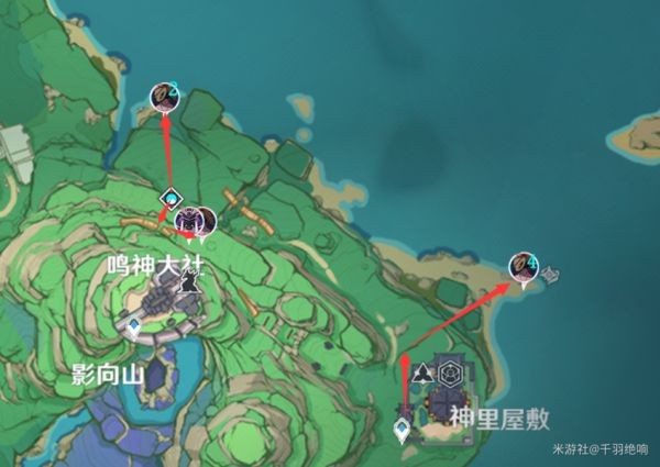 原神刀镡系列材料收集线路推荐1