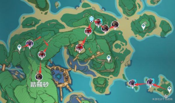 原神刀镡系列材料收集线路推荐7