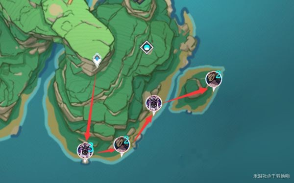 原神刀镡系列材料收集线路推荐8