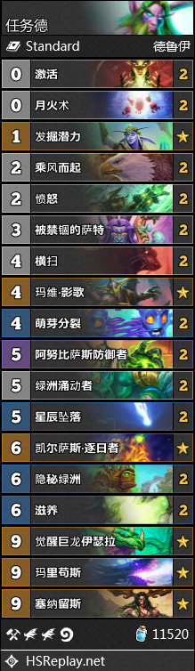 《炉石传说》凤凰年任务德卡组构筑1