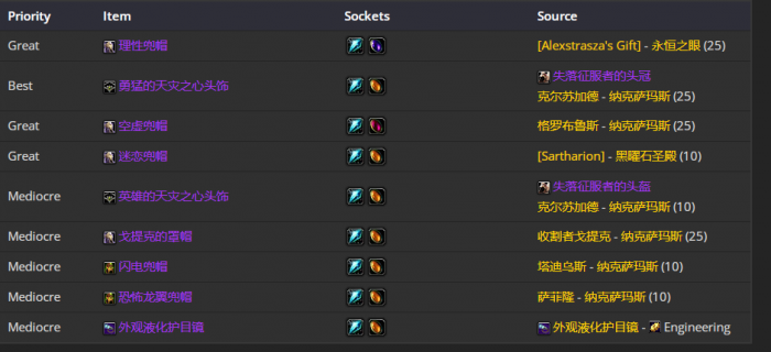 魔兽世界wlk毁灭术前期带什么装备4