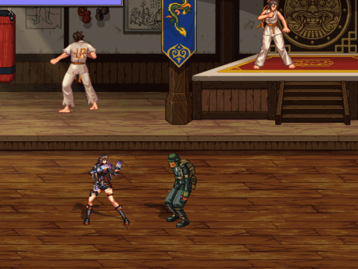 DNF女街霸重做技能演示2