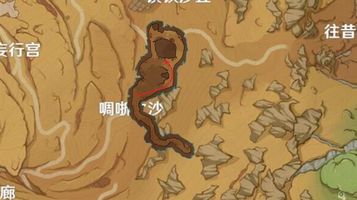 原神镔铁沙丘草神瞳位置一览3