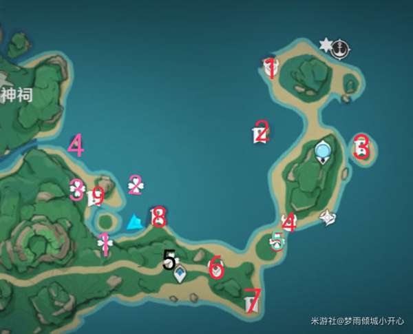 原神鹤观岛宝箱在哪1
