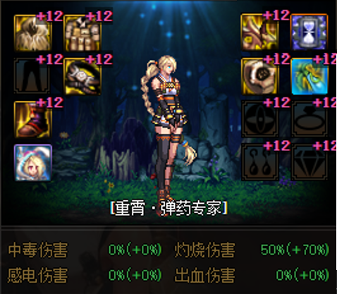 dnf女弹药军团装备搭配3