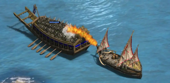 帝国时代2炮舰怎么对付2