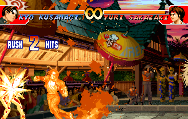 拳皇97火神技能怎么放1