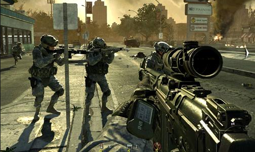 使命召唤4狙击枪怎么用2