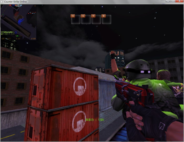 反恐精英生化模式怎么调亮度2