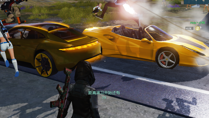 荒野行动车辆怎么展示2