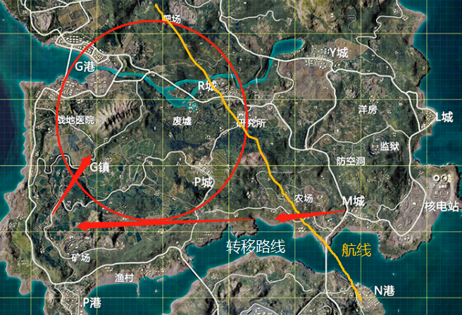 绝地求生m城爱心石在哪里2