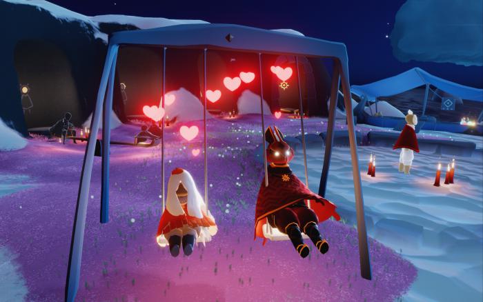 光遇情人节秋千怎么收回3