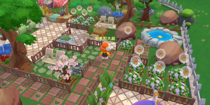 摩尔庄园怎么在桌子上放东西1