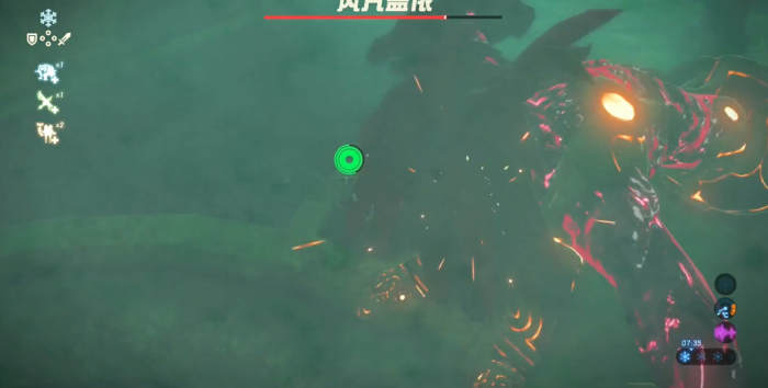 塞尔达传说荒野之息雷咒盖侬怎么打1