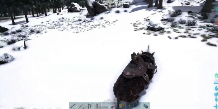 方舟生存进化披毛犀怎么驯服3