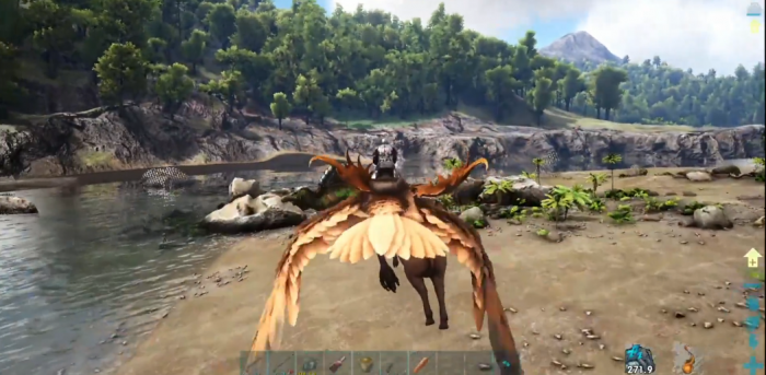 方舟生存进化大角鹿怎么驯服1