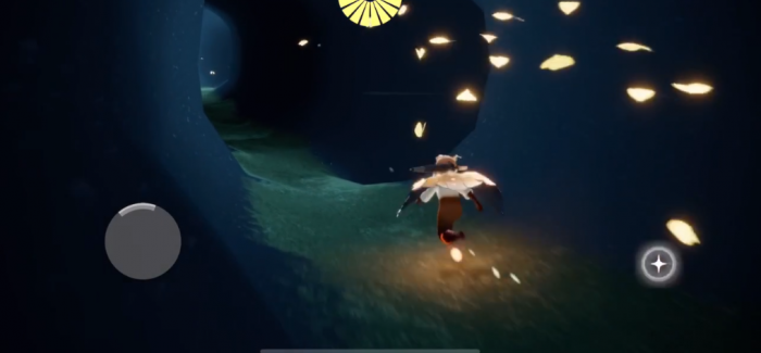 光遇晨岛云里边的山怎么上去2