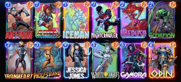 漫威终极逆转揭示流卡组怎么搭配2