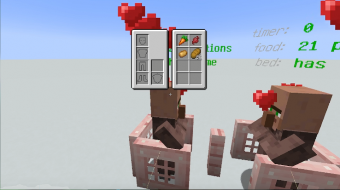 我的世界如何获得更多村民1