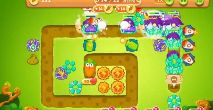 保卫萝卜2第24关怎么过关3