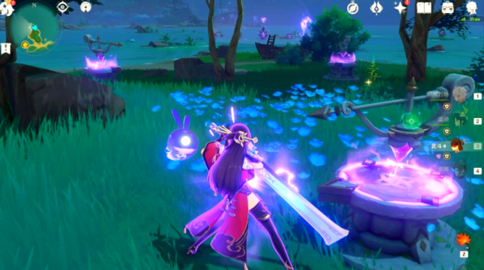 原神海边雷神瞳怎么拿3