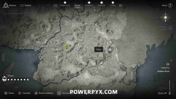 刺客信条影钥匙位置大全37