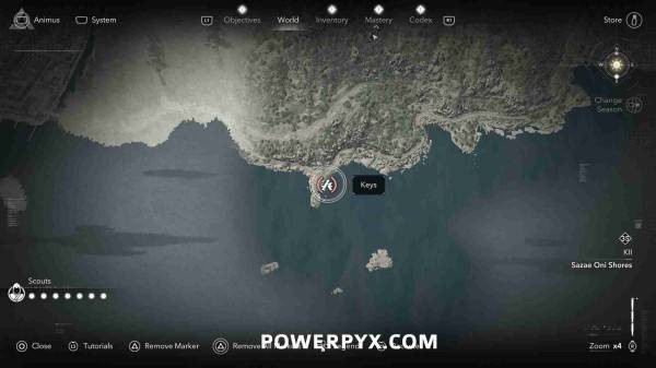 刺客信条影钥匙位置大全42