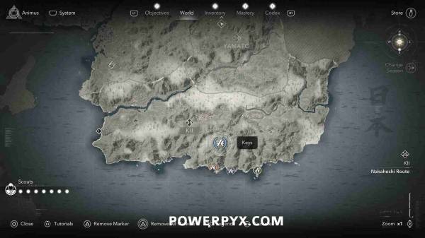 刺客信条影钥匙位置大全57