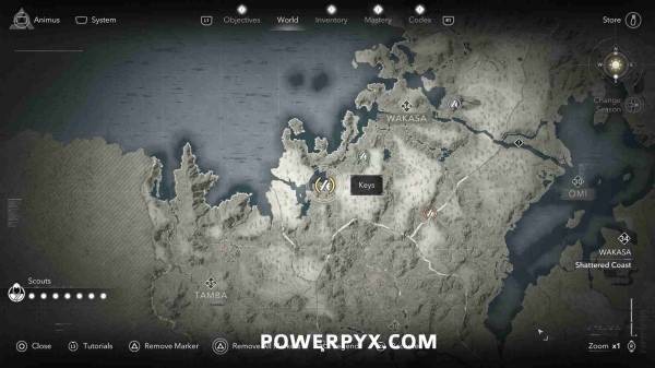 刺客信条影钥匙位置大全75