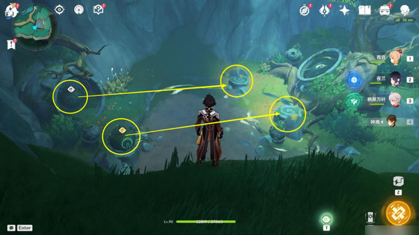 原神彩蝶翩然过谷中任务攻略5