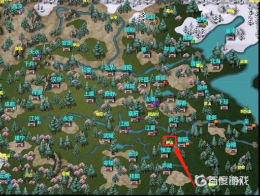 三国大时代4庐山在哪里?2