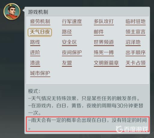 文明与征服多久下一次雨?2