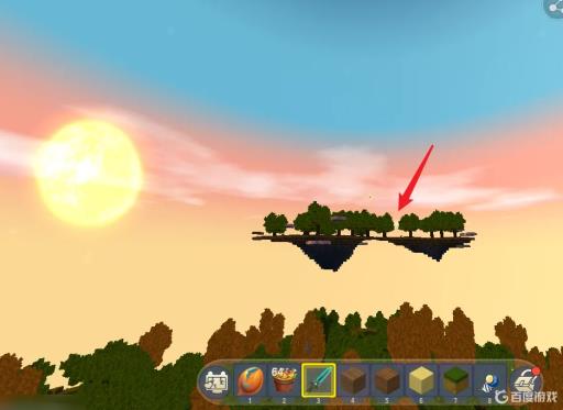 迷你世界初始空岛神庙位置在哪?1