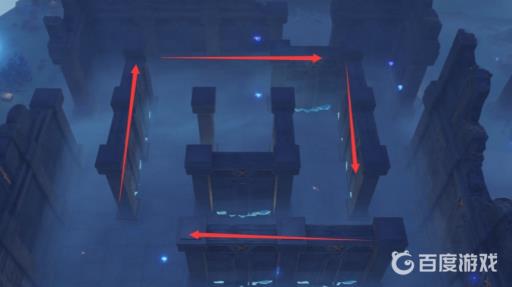 原神常夜灵庙迷宫下面的门怎么开?4